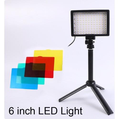 Photo LED Light 6 inch Photography Lighting 3200K-5500K Video Light Panel Photo Studio Lamp for Phone Camera