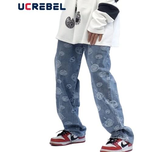 UCREBEL Men's Wide Leg Jeans