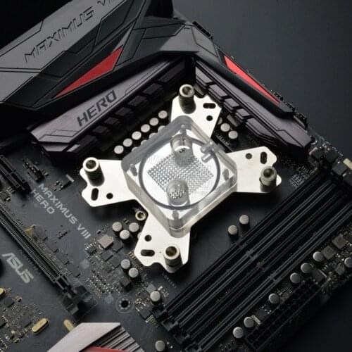 Syscooling C17 CPU water block for AMD CPU AM4 socket copper material with RGB lights G1/4 thread