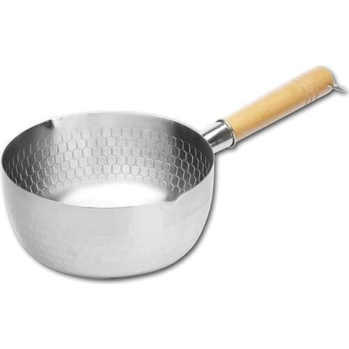 Japanese Pan Non-Stick Pan Noodle Pot Kitchen Accessories Milk Pot Wooden Handle Pot Tableware Pan Home Cooking Tools