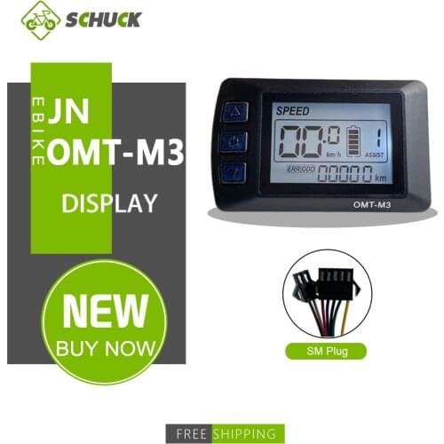 Schuck Ebike Display JN-OMT-M3 for 36V/48V Electric Bicycle computer LCD Control Panel Accessories