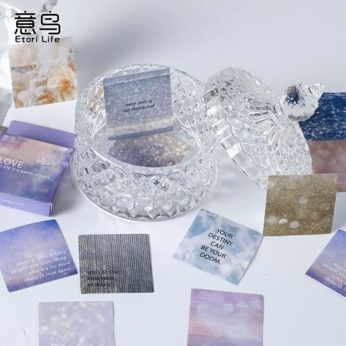 12SETS/LOT glittering series markers photo album decoration seal DIY box paper Sticker