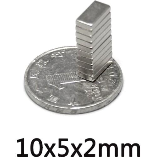 20~500pcs 10x5x2 mm Small Block Powerful Magnets 10*5*2 Super Neodymium Magnet 10x5x2mm Stong NdFeB Permanent Magnetic 10*5*2 mm