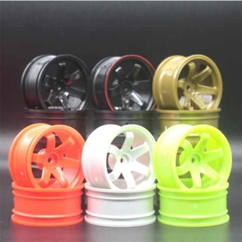 4pcs 1Set Plastic Wheel Rim Fit HPI HSP RC model 1:10 On-Road Racing Car for HSP94123/94122/94103/D4/D3