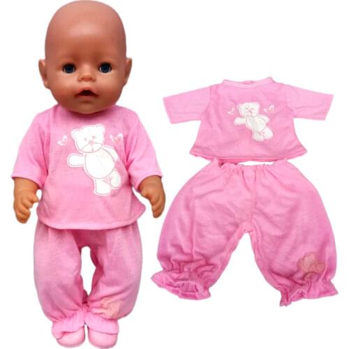 40cm Baby Doll Dress with Hat for Baby Doll Clothes 18" American OG Girl Doll Outfits Baby Girl Birthday Gift