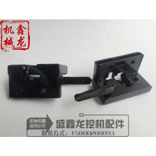 Excavator fittings, modern R55/60-7 cab, glass front latch, modern front lock, glass buckle
