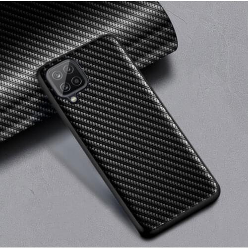 Case for Samsung Galaxy A12 A22 Cross pattern textile fabric Funda Coque Classical style Case for Samsung Galaxy A42 5G Cover