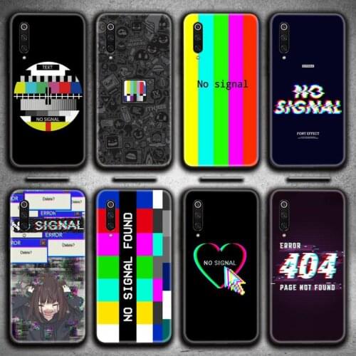 HOTCASHOP no signal Phone Case for Xiaomi Mi Note 10 Lite Mi 9T Pro xiaomi 10 10 CC9 Pro