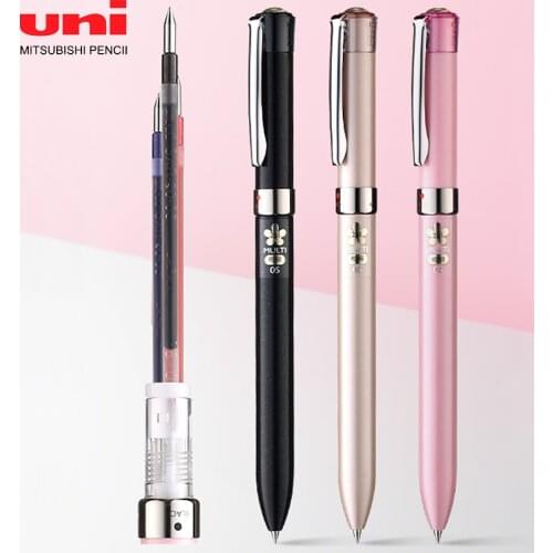 UNI Color Ballpoint Pen SXE3-601 Revolving Core Student Special Ballpoint Pen Tri-color Module Pen 0.5mm Business Office