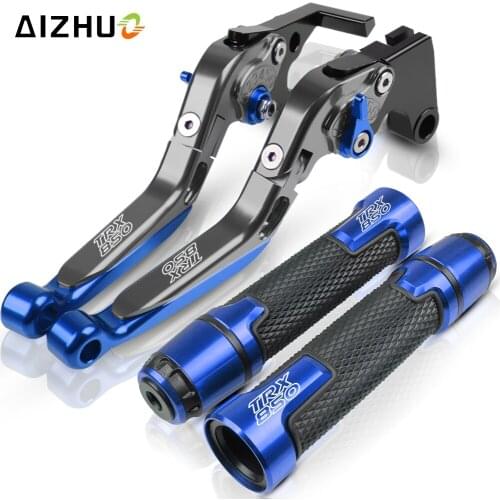 For Yamaha TRX850 TRX 850 1996-1999 1997 1998 Motorcycle Adjustable Folding Brake Clutch Lever Handle Grips End