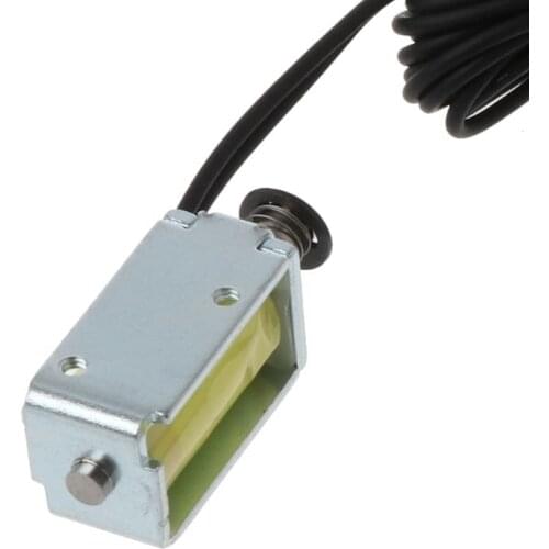 Micro Mini Solenoid Valve Electromagnet Open Frame DC 12V Push-Pull Type Magnet Y98E
