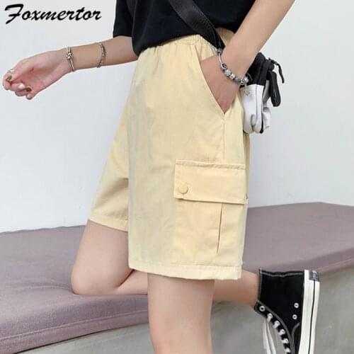 Foxmertor Women's High Waist Shorts