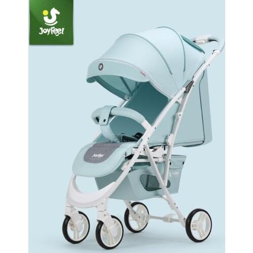 Joyfeel Luxury Ultra-light Stroller Can Sit and Lie Folding Portable Height Landscape Hand-propelled Umbrella Cart Strollers