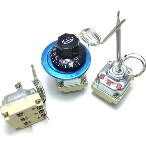 3 phase 380V -50 -300 /30-110 centigrade temperature controller temperature switch with ceramic base waterproof