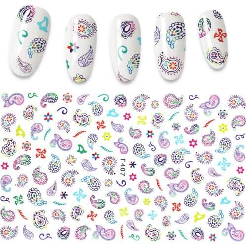 Summer Style 3D Bird Fruit Flower Design Nail Art Decorations Manicure Nail Stickers