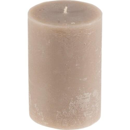 Mudo Concept Column Candle Anthracite 7x10 Cm candles and scents свечи и ароматы velas y aromas