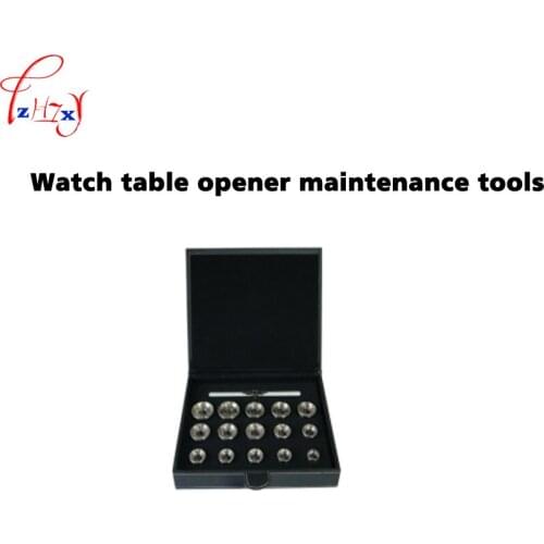 Watch back case opener reomoval tools set 15pcs professional watch table opener maintenance tools 1set