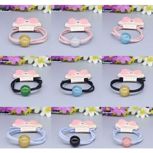 New Fashion korean wholesale Hair rope accessories Women hair ties elastic hair bands Girls hair rubber band F30-9