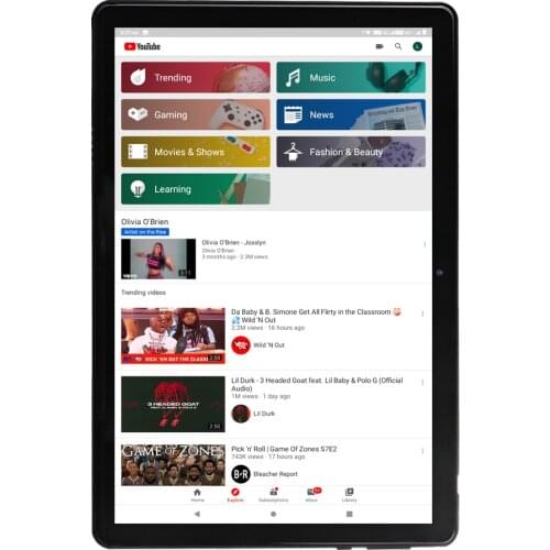 New Arrivals 10.1 inch Tablet Pc Android 9.0 Octa Core Google Play 4G LTE Phone Call 2.5D Glass Screen 1280*800 GPS WiFi Tablet