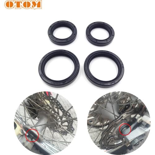 OTOM Pressure Casting Wheel Hub Oil Seal Motorcycle Dirt Bike Enduro Sealing Rings For HONDA CRF150R CRF250R CRF250X CRF450R