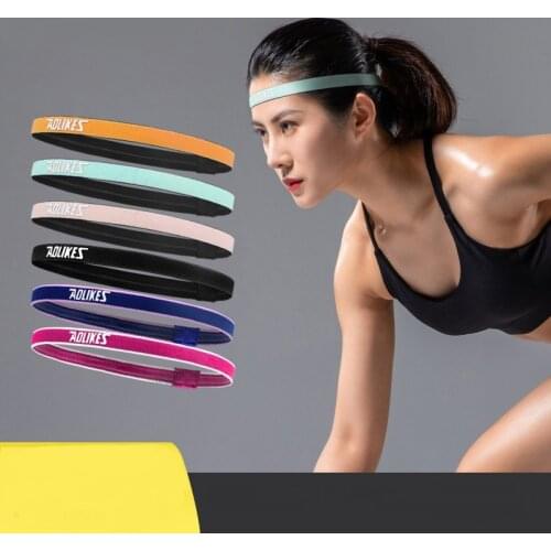 Yoga headband jogging sweat band silicone anti-slip antiperspirant headband sports headband womens headband