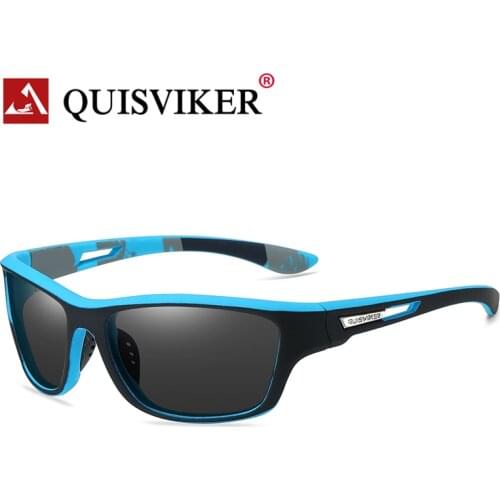 QUISVIKER BRAND Design NEW Polarized Sunglasses Men Sun Glasses UV400 Square Goggles Women Male Female Vintage Driving Eyewear