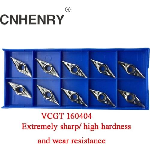 CNC Lathe Tool Aluminum Carbide Inserts VCGT160404/160402/160408 Suit For Processing Aluminum/Copper