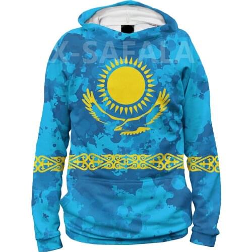 Love Kazakhstan Soviet 3D All Over Printed Hoodie Man Women Harajuku Outwear Zipper Pullover Sweatshirt Casual Tracksuit