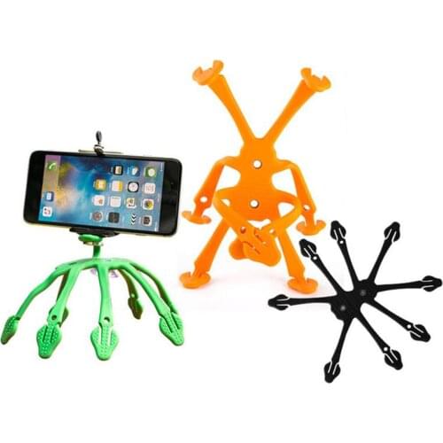Universal Silicone Octopus Mobile Phone Camera Holder Tripod Anti-Slip Bracket