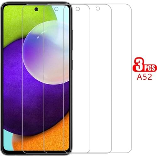 Protective tempered glass for samsung a52 5g 4g screen protector on galaxy a 52 52a film samsun samsumg sansung galxy samsunga52