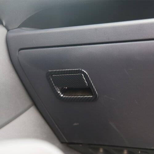 Foal Burning Glove Box Handle Cover Copilot Storage Clasp Hand Bowl Sequins Sticker For Toyota Rav4 2019 2020 Car Accessories
