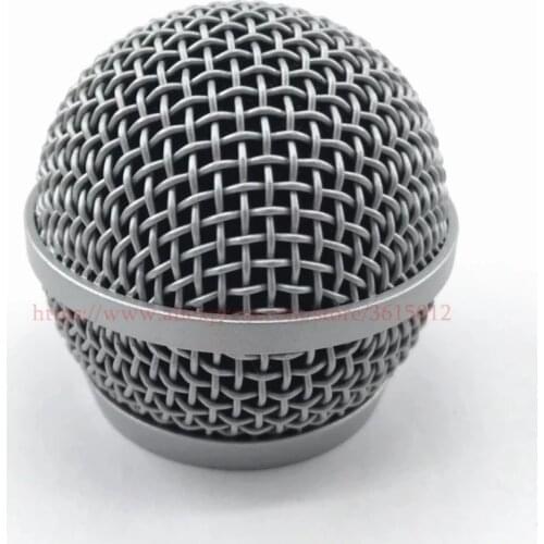 2PCS Professional HIGH quality Replacement Microphone Grille Ball Head Mesh Fits For shure PG48 PG58