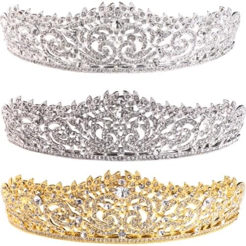 2021 new crown fashion jewelry bridal wedding crown jewelry hair accessories headband headdress bride pageant party