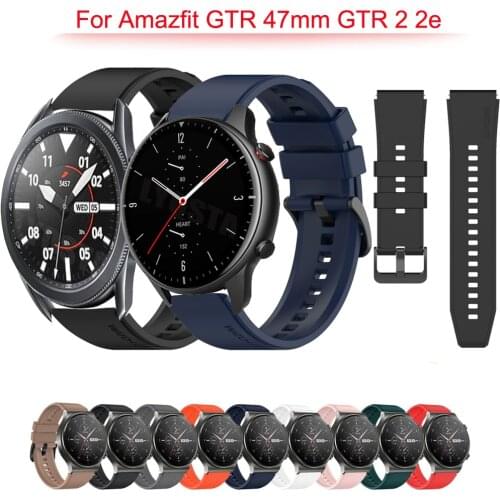 22mm Watch Band For Amazfit GTR 47mm Smart Watch Bracelet Wrist Strap For Xiaomi Huami Amazfit Pace/Stratos/2/3/GTR2/GTR 2e/Pace