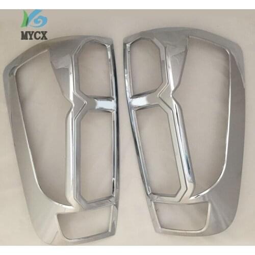 2014-2019 ABS Car Chrome Strips For Nissan Navara 2019 Np300 Accessories Rear Lamp Cover Trim For Nissan Frontier 2016
