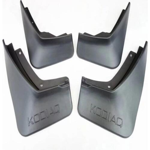 Car Styling For skoda kodiaq accessories Mud Flaps Splash Guards Mud Guards Mudguards Fenders With Screws 2017 2018 2019