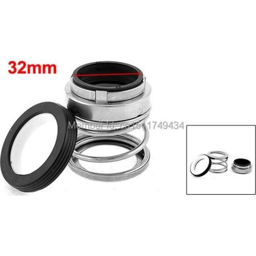 BIA-32 32mm Inside Dia Rubber Bellows Coiled Water Mechanical Seal