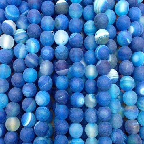 Wholesale Natural Matte Natural Stone Bead Mix Color Agates Round Beads for Jewelry Making DIY Bracelet 4mm/6mm/8mm/10mm