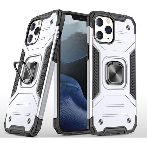 For iPhone 12 Mini Finger Ring Holder Case Magnet Adsortion Cover for iPhone 11 Pro 12 Pro Max Xs X Xr 6 6s 7 8 Plus SE 2020