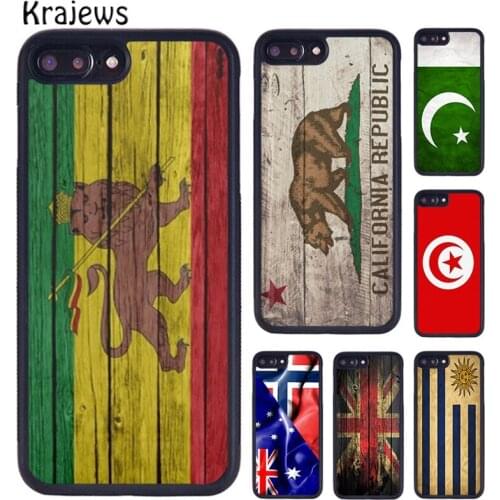 Krajews maroc Syria Pakistan Tunisia Venezuela flag Phone Case For iPhone 6 7 8 plus X XR XS 11 12 pro max Samsung S8 S9 S10