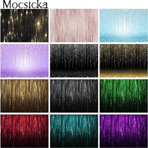 Portrait Photography Backdrop Disco Hip Hop Birthday Party Photo Background Bokeh Glitter Abstract Wedding Photocall Studio