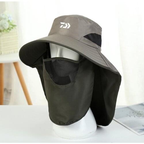 Summer Unisex Outdoor Fishing Hat Sunscreen Sports Uv Protection Quick-Drying Breathable Sunshade Climbing Driving Fishing Caps