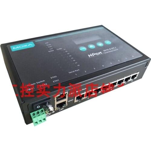 New Original Spot Photo For MOXA NPort 5610-8-DT-J RS-232 Serial Server 8-Port Desktop