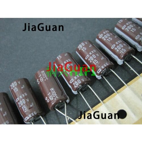 20pcs NEW NIPPON KXG 200V15UF 10x20MM NCC electrolytic Capacitor 15UF 200V CHEMI-CON NCC 200V 15UF