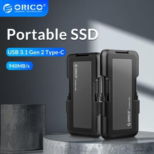 ORICO External SSD hard drive 1TB SSD 128GB 256GB 512GB M.2 NVME SSD NGFF SSD Portable SSD Solid State Drive with Type C USB 3.1