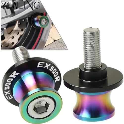 Swingarm Stand Screws Motorcycle Swing Arm Spools Sliders bobbins FOR Kawasaki EX500R NINJA 1990-2009 2001 2002 2003 2004 2005