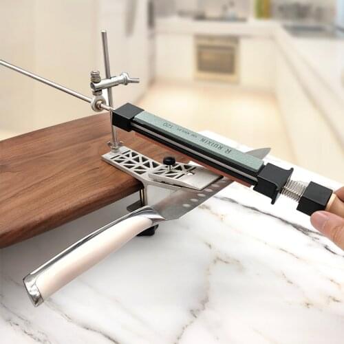 Ruixin Professional Kitchen Sharpener Knife Fixed Angle with Multi High Quality Stones Sharpening Stone Grind Whetstone