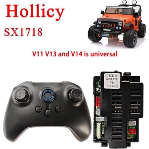 Hollicy SX1718 520H V14 2.4G Bluetooth remote control receiver for childrens electric off-road jeep with smooth start function