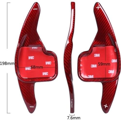 Steering Wheel Shift Paddle Extended Shifter Trim Cover Suitable for BMW F20 3 Series F30 red