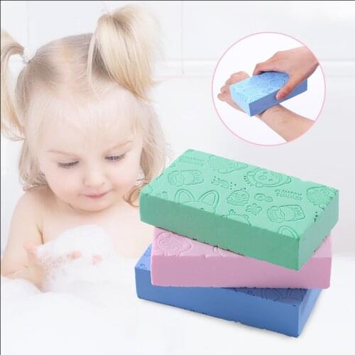 Cute newborn baby bathing bath sponge baby infant child bathing scrub cotton body towel accessories